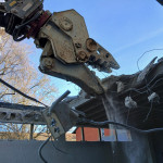 Der Drachen bei der Arbeit im Seitenschiff